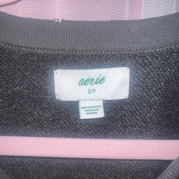 Aerie Charcoal Gray Sweatshirt - Picture 2 of 3